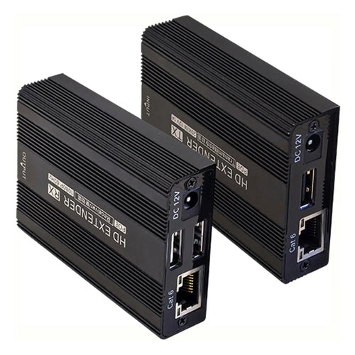 ET1815 150m Ethernet Cable KVM HD Extender for Remote Control (1 Transmitter+1 Receiver) - EU Plug - 1