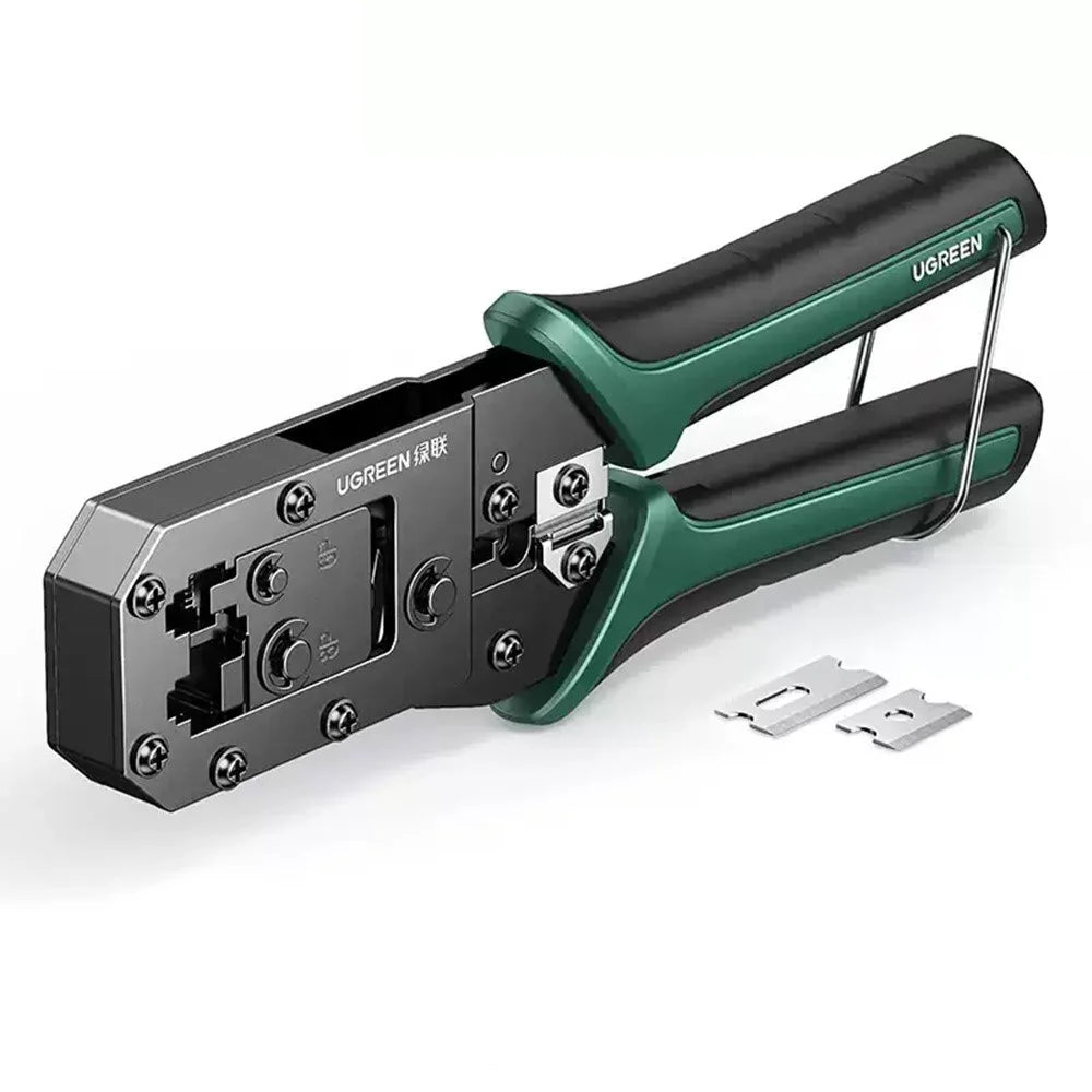 UGREEN NW136 Network Crimping Tool RJ45 / RJ11 Cable Stripper Cutter Crimping Pliers for CAT6 / 7 Ethernet LAN - 1