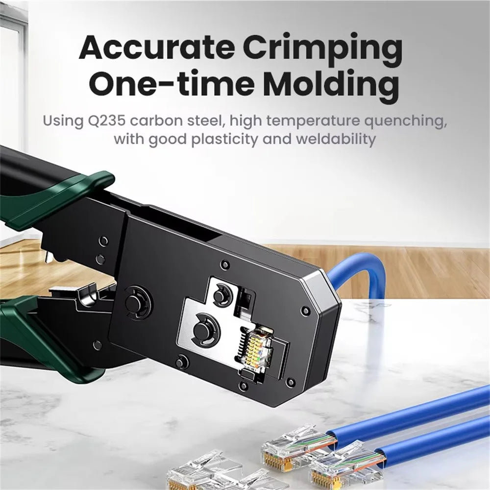 UGREEN NW136 Network Crimping Tool RJ45 / RJ11 Cable Stripper Cutter Crimping Pliers for CAT6 / 7 Ethernet LAN - 2