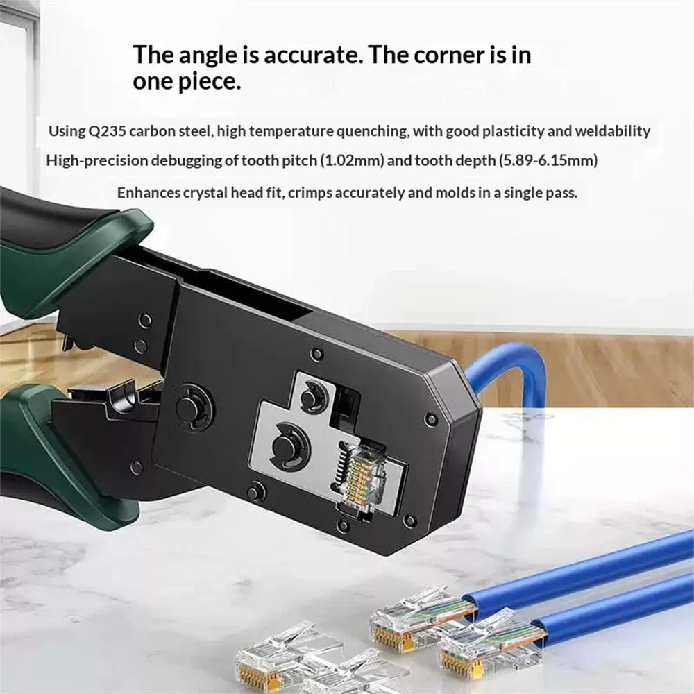 UGREEN NW136 Network Crimping Tool RJ45 / RJ11 Cable Stripper Cutter Crimping Pliers for CAT6 / 7 Ethernet LAN - 6