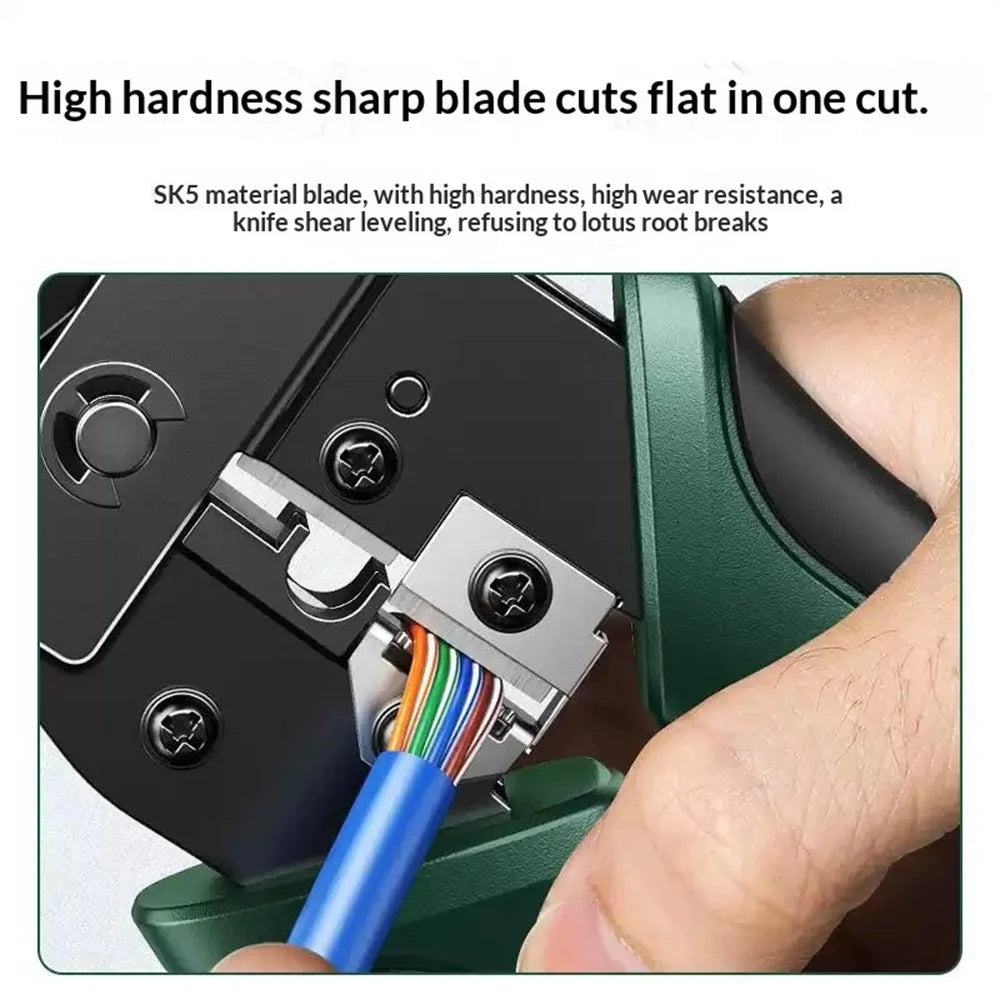 UGREEN NW136 Network Crimping Tool RJ45 / RJ11 Cable Stripper Cutter Crimping Pliers for CAT6 / 7 Ethernet LAN - 7