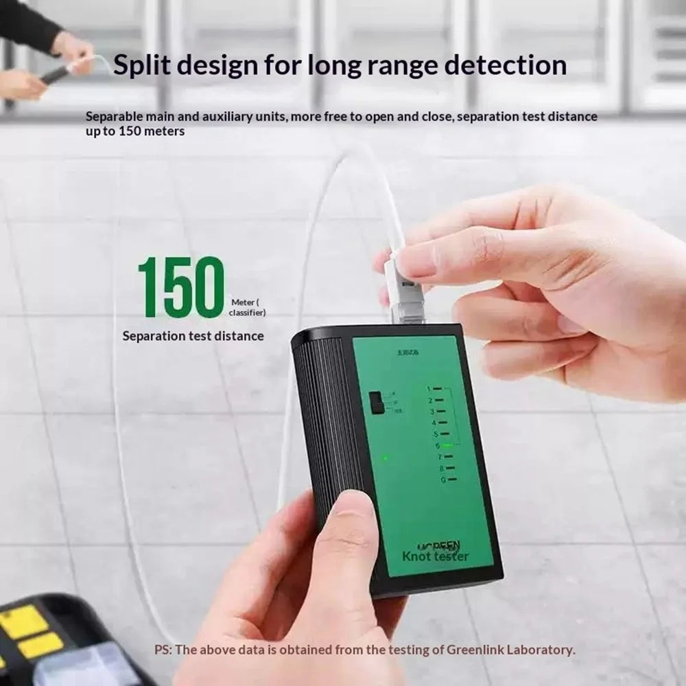 UGREEN NW167 10950 2-in-1 Network & Telephone Wire Cable Tester Tool with RJ45  /  RJ11 Interface Line Detector Tracker Tool - 4
