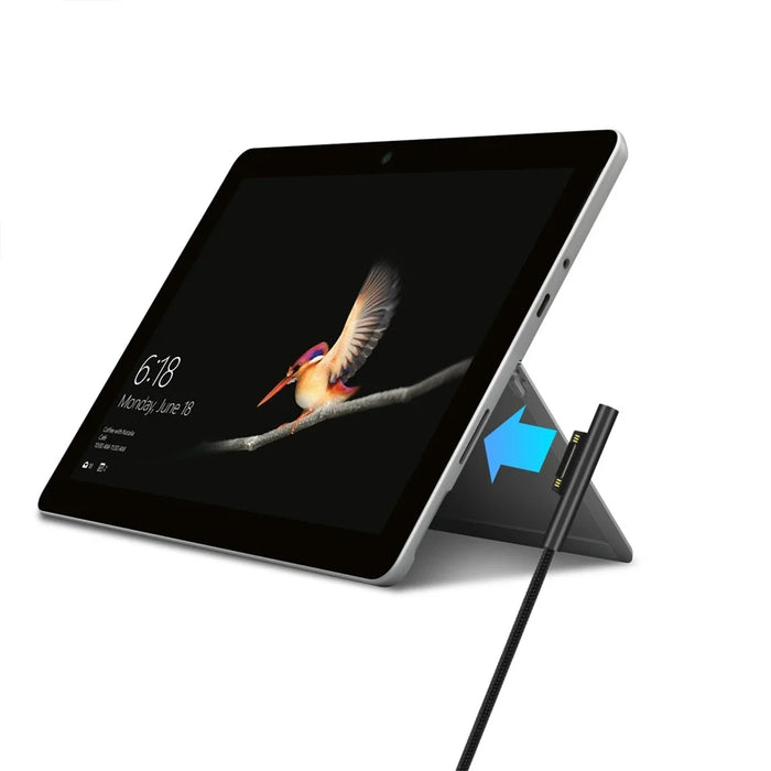 Type-C to 6Pin Nylon Notebook Power Adapter Cable 1.5m for Microsoft Surface Pro 3 / 4 / 5 / 6 - 4