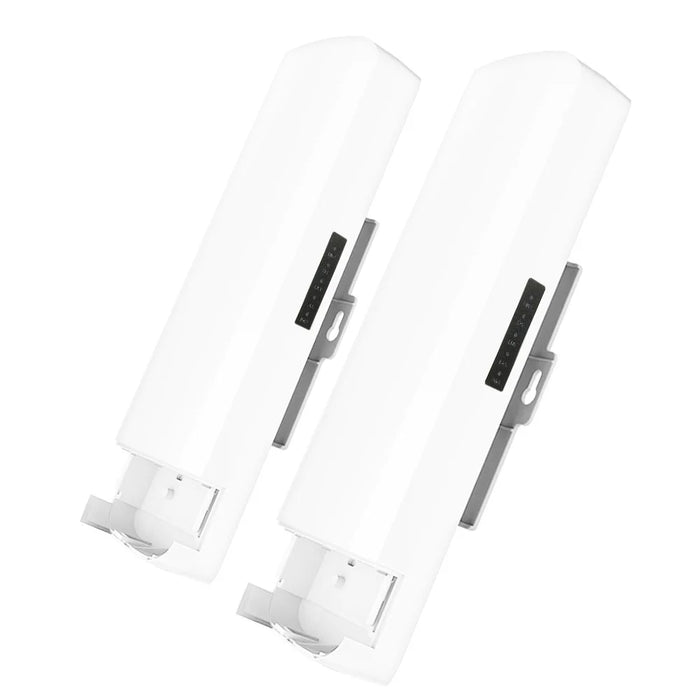 WB5893S 1 Pair 5.8G Wireless Bridge 5km Point to Point 900Mbps IP65 Waterproof Network Bridge for Outdoor Monitoring - US Plug - US Plug - 1