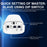 WB5893S 1 Pair 5.8G Wireless Bridge 5km Point to Point 900Mbps IP65 Waterproof Network Bridge for Outdoor Monitoring - US Plug - US Plug - 5