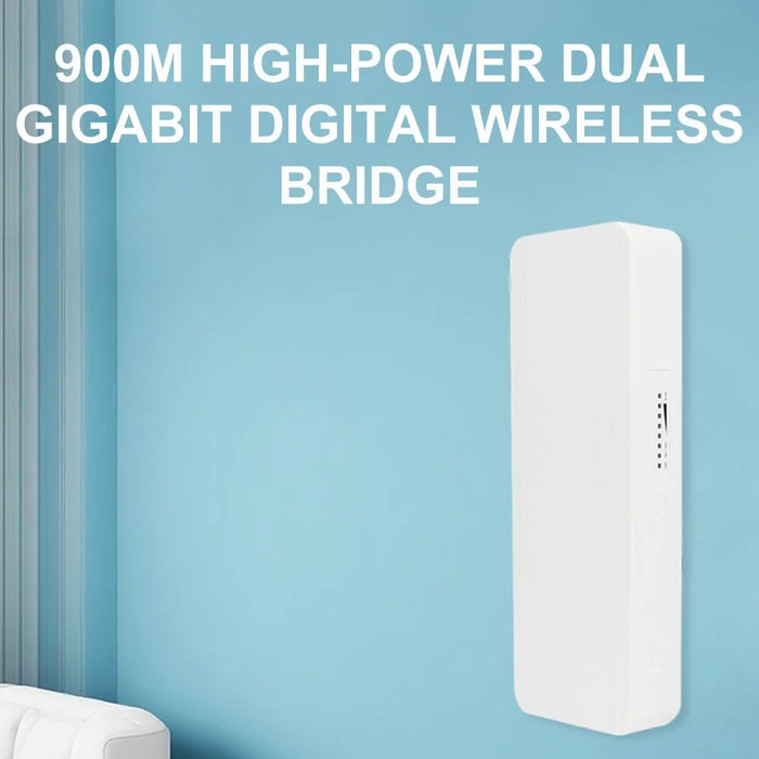 WB5891F 1 Pair Wireless Bridge Point to Point 900Mbps 5km Long Distance Outdoor Gigabit WiFi Repeater Network Bridge - US Plug - 3