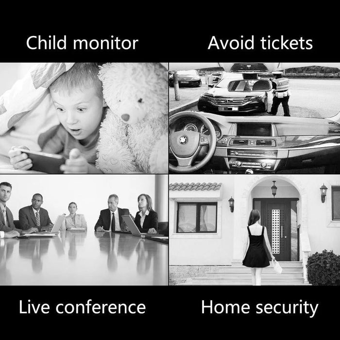 XD Ultra Mini Camera without TF Card 1080P HD Video Recorder Night Vision Motion Detection for Home Security - Black - 4