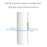 WB5890G 5.8G Outdoor Wireless Bridge CPE 3km Point to Point WiFi Bridge Kit for CCTV Camera Network - US Plug - 4