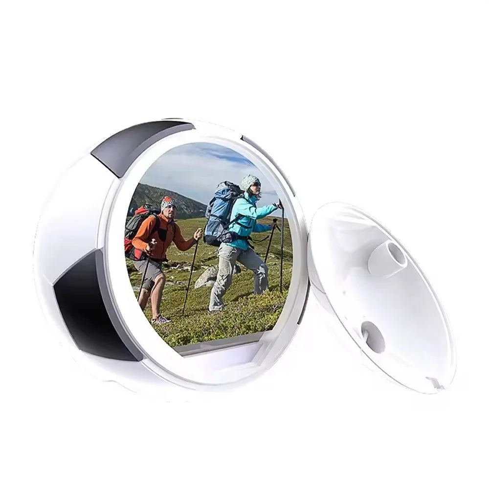 G7 Thumb Camera Mini Soccer Style 1080P HD 130° Wide Angle Wearable Sports Camera - White - 2