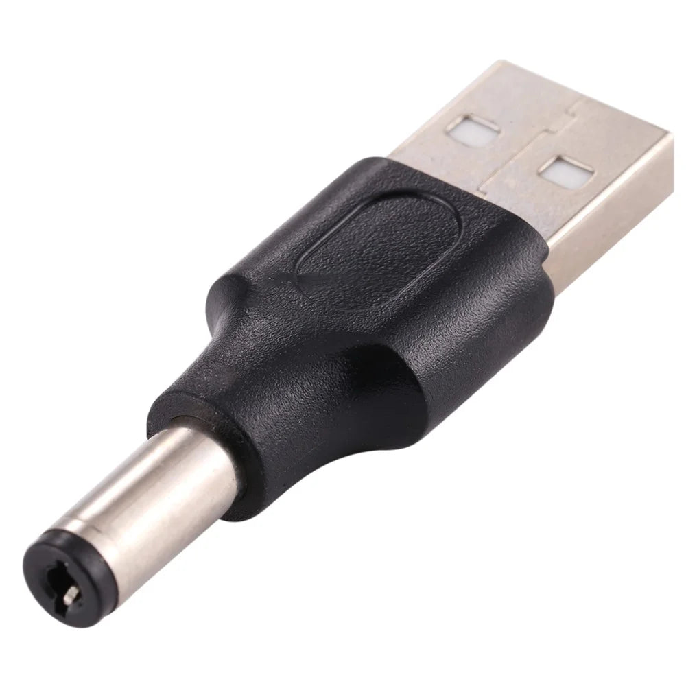 10Pcs DC Power Plug 5.5 x 2.1mm Male To USB 2.0 Adapter - 3