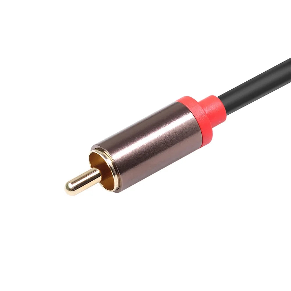 3.5mm Male to 2RCA Male Audio Cable 2 Meters - 7