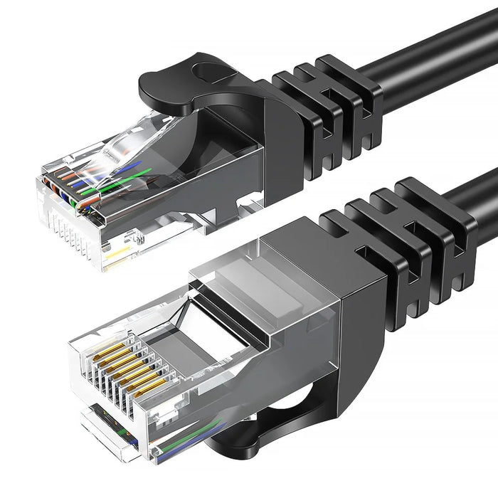 ESSAGER 15m High Speed 1000Mbps Cat6 Gigabit Network Cable Ethernet Cable Cord for Computer - Round Wire - 5