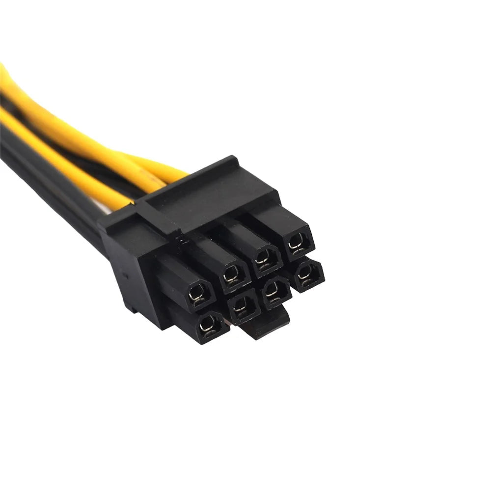 30cm PCI-Express PCIE 8Pin to Dual 8Pin Graphic Video Card Adapter Power Supply Cable - 5