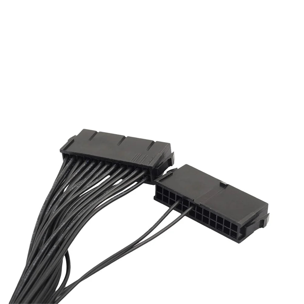 24Pin 30cm Dual Start Power Cord Dual Power Start Cable for Computer Connectors - 4