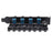 4Pin 3Pin 8 Way 4 Knob Computer Case Cooling Fan Hub Speed Controller Regulator Splitter Adapter (4-pin IDE Power Supply) - 7
