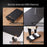 ORICO CPB1 Computer Host Support Carbon Fiber Grain Bracket with Wheels and Brake Lock - 2