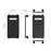 ORICO CPB1 Computer Host Support Carbon Fiber Grain Bracket with Wheels and Brake Lock - 5