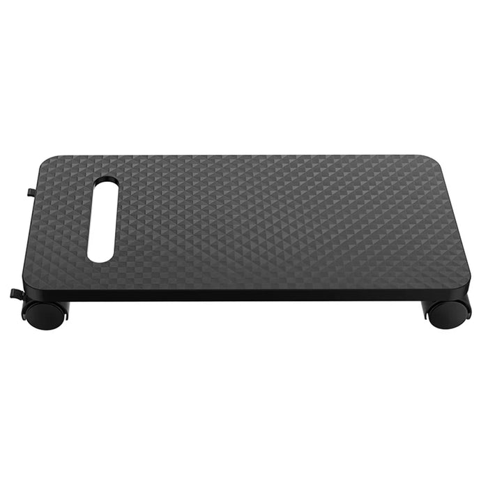 ORICO CPB1 Computer Host Support Carbon Fiber Grain Bracket with Wheels and Brake Lock - 6