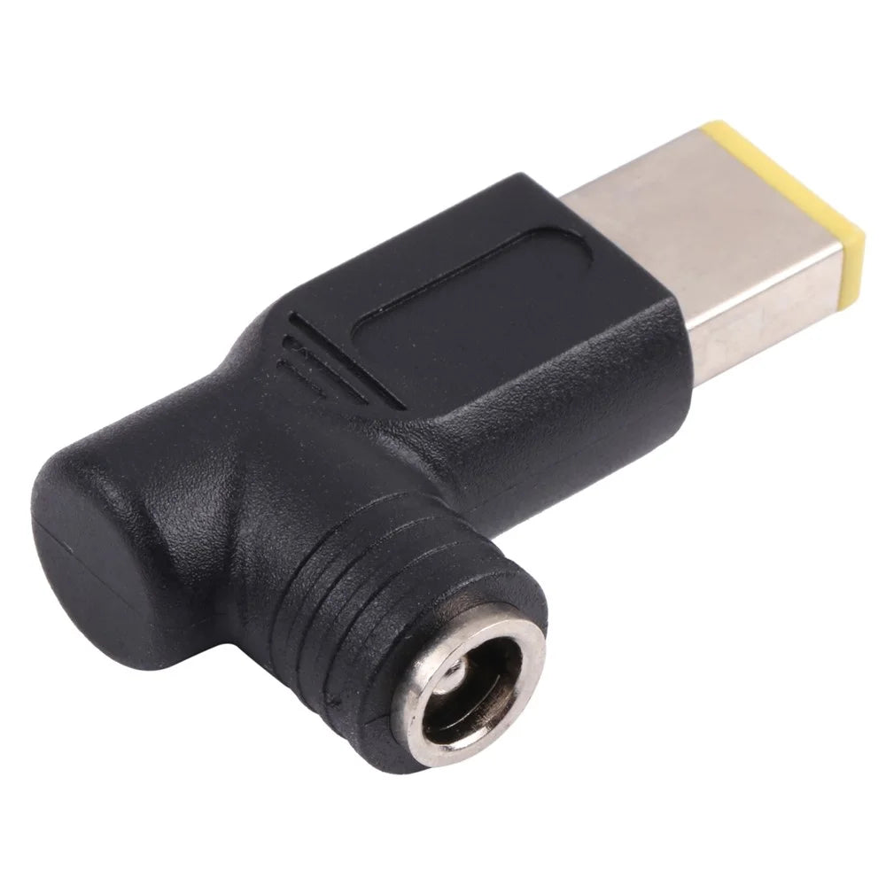 240W Big Square Male to 5.5x2.5mm Female DC Converter Right Angle Plug for Lenovo Laptop - 2