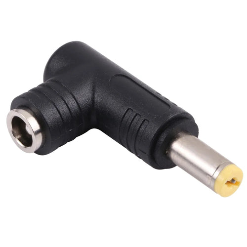 240W 5.5x1.7mm Male to 5.5x2.5mm Female Elbow Plug Coupler DC Power Converter - 1