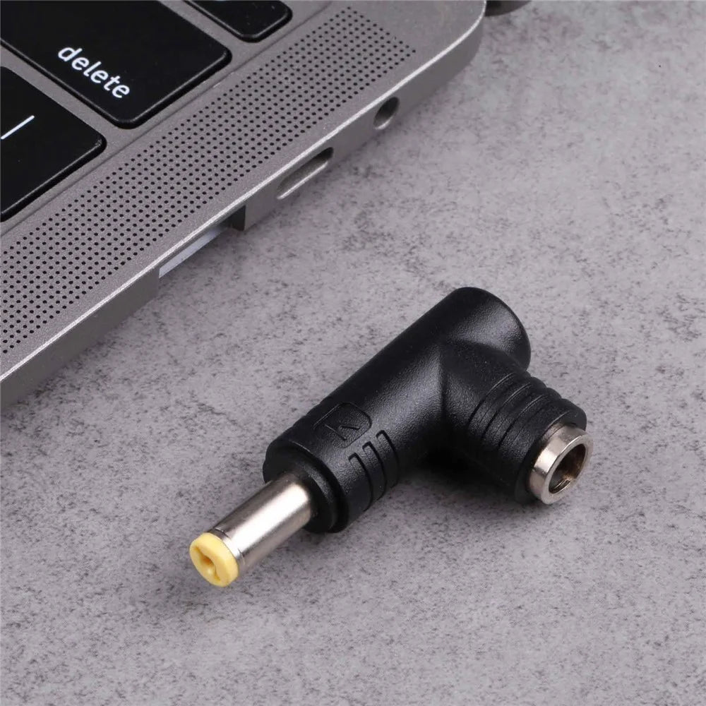240W 5.5x1.7mm Male to 5.5x2.5mm Female Elbow Plug Coupler DC Power Converter - 4