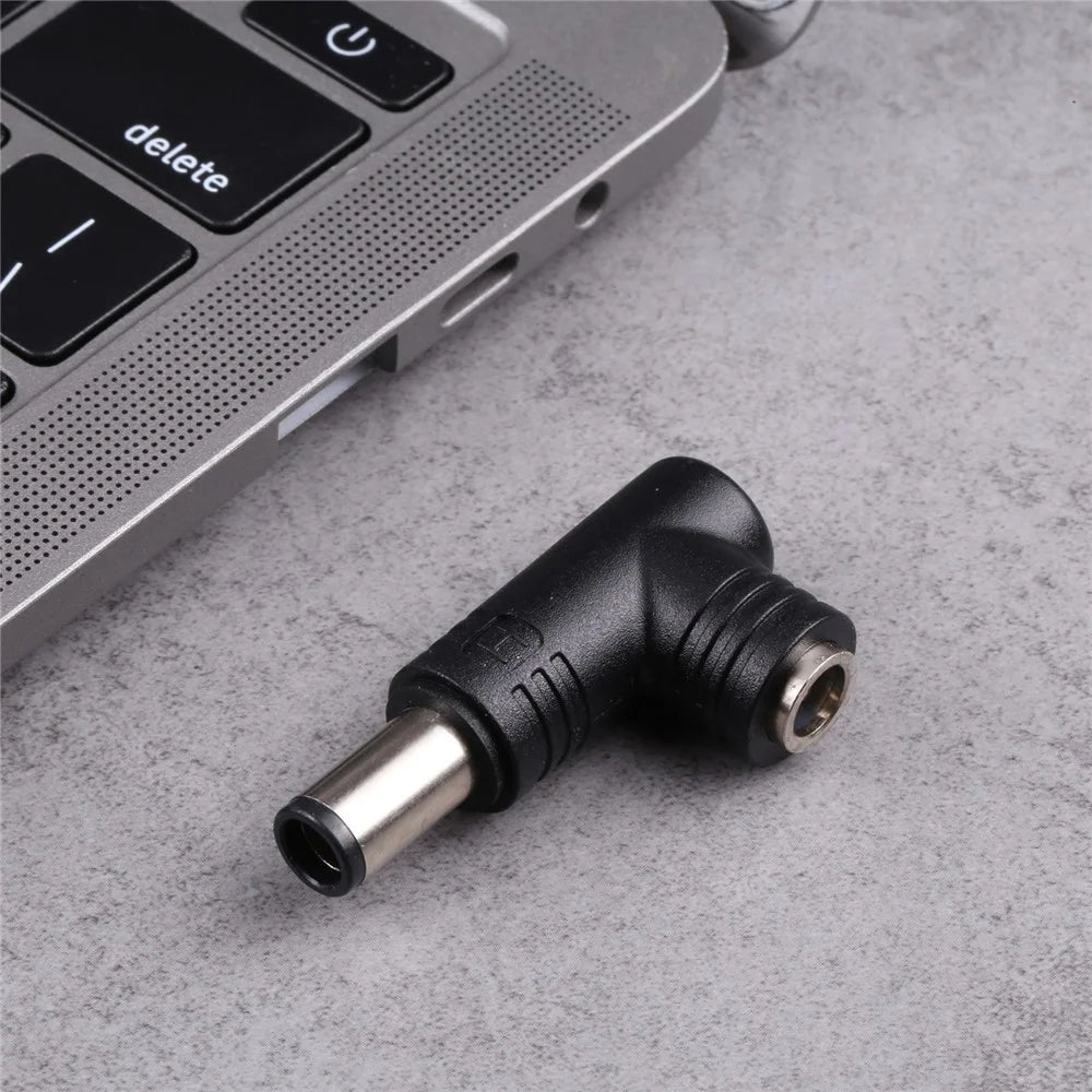 240W 7.4x0.6mm Male to 5.5x2.5mm Female DC Converter 90 Degree Adapter for HP Laptop - 4