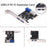 USB 3.0 PCI-E Expansion Card 2 Port USB3.0 Hub Internal 20-pin USB 3 to PCIE PCI Express Adapter Card - 3