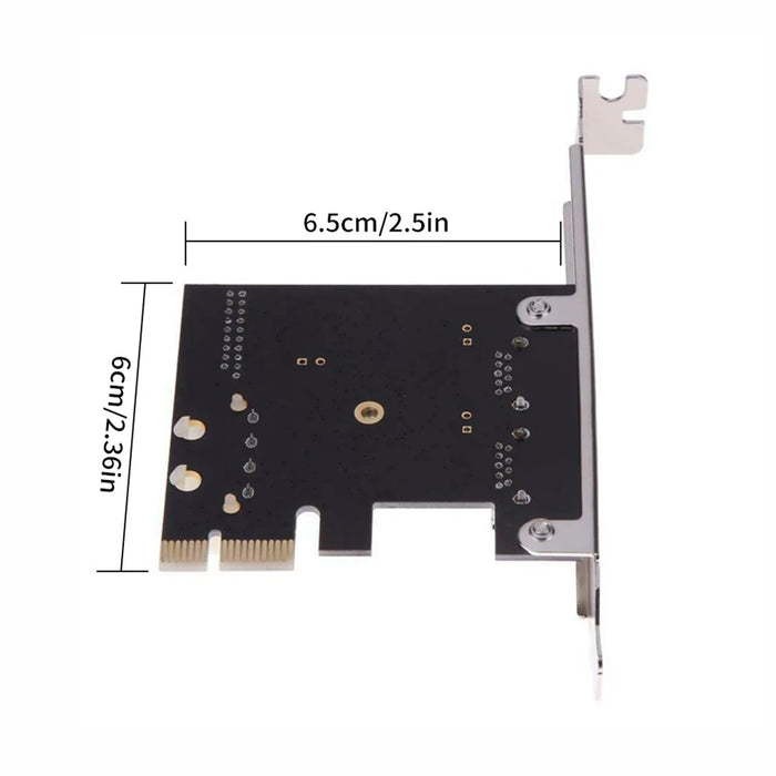 USB 3.0 PCI-E Expansion Card 2 Port USB3.0 Hub Internal 20-pin USB 3 to PCIE PCI Express Adapter Card - 4