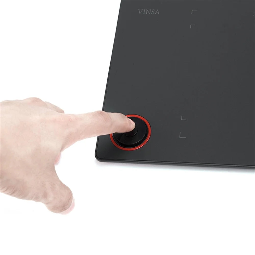 VINSA T608 Graphics Tablet Electronic Drawing Plate Hand Drawing Board with Pressure Sensitive Pen OTG Adapter - 7