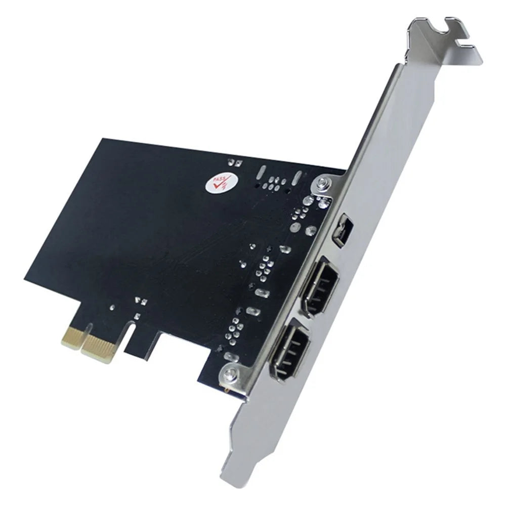PCI-E 1X 1394 DV HDV HD Video Capture Card PCI-E to 1394 1394 Adapter Card Support DV/HDV/1440 x 1080 HD Camera - 4