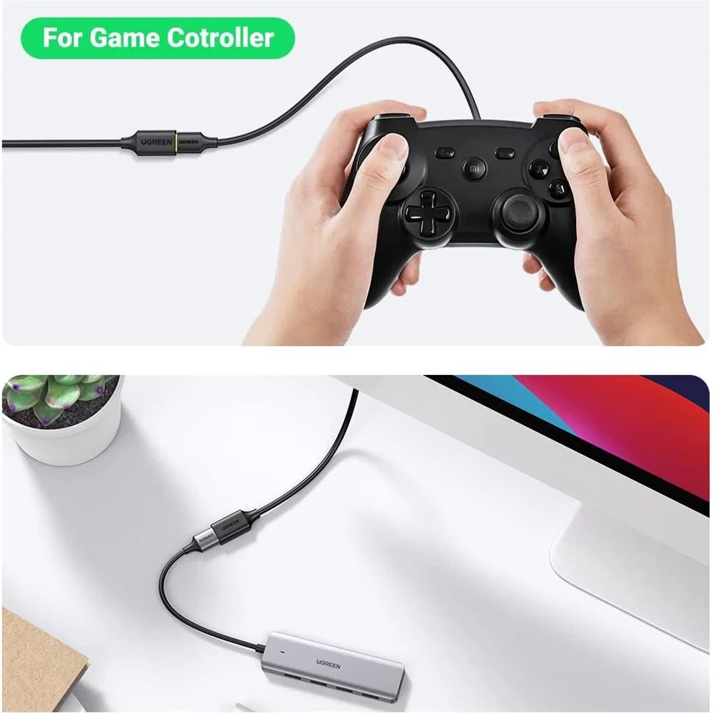 UGREEN 10368 1m USB 3.0 Extension Cable Male to Female High Speed Data Transfer for Webcam USB Keyboard USB Flash Drive - 6