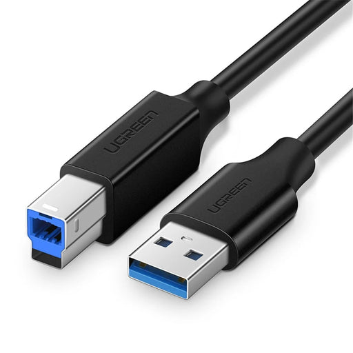 UGREEN 30753 1m USB Printer Cable Fast Speed 5Gbps Transmission USB3.0 Data Cord USB A Male to USB B Male Cable for Printer/Scanner/Mobile Hard Disk Box/Monitor/Fax Machine - 1