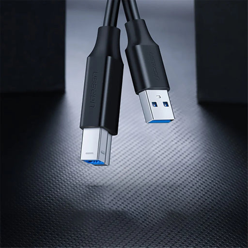 UGREEN 30753 1m USB Printer Cable Fast Speed 5Gbps Transmission USB3.0 Data Cord USB A Male to USB B Male Cable for Printer/Scanner/Mobile Hard Disk Box/Monitor/Fax Machine - 2