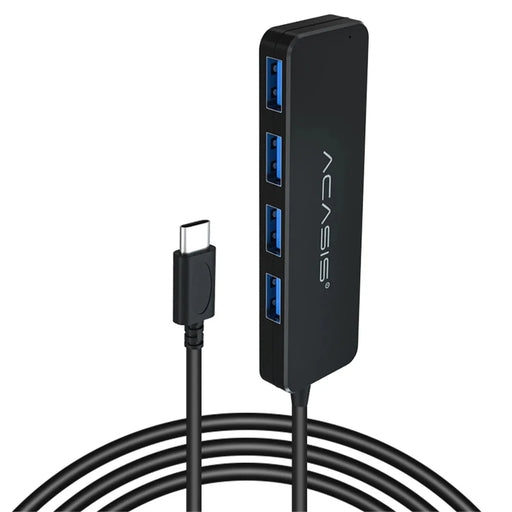 ACASIS AC3-L412 1.2m USB-C Hub Multi-Port 1 to 4 Type-C Splitter Converter Type-C to 4 USB3.0 Adapter Cable for Tablets Laptops - 1