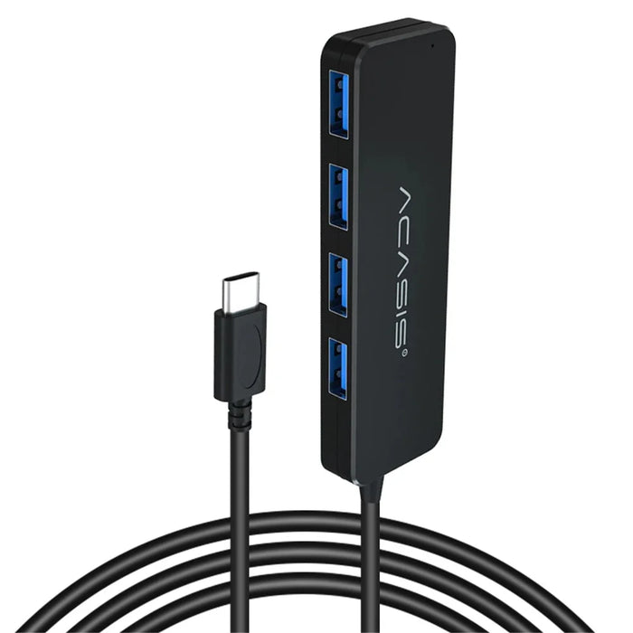 ACASIS AC3-L412 1.2m USB-C Hub Multi-Port 1 to 4 Type-C Splitter Converter Type-C to 4 USB3.0 Adapter Cable for Tablets Laptops - 1