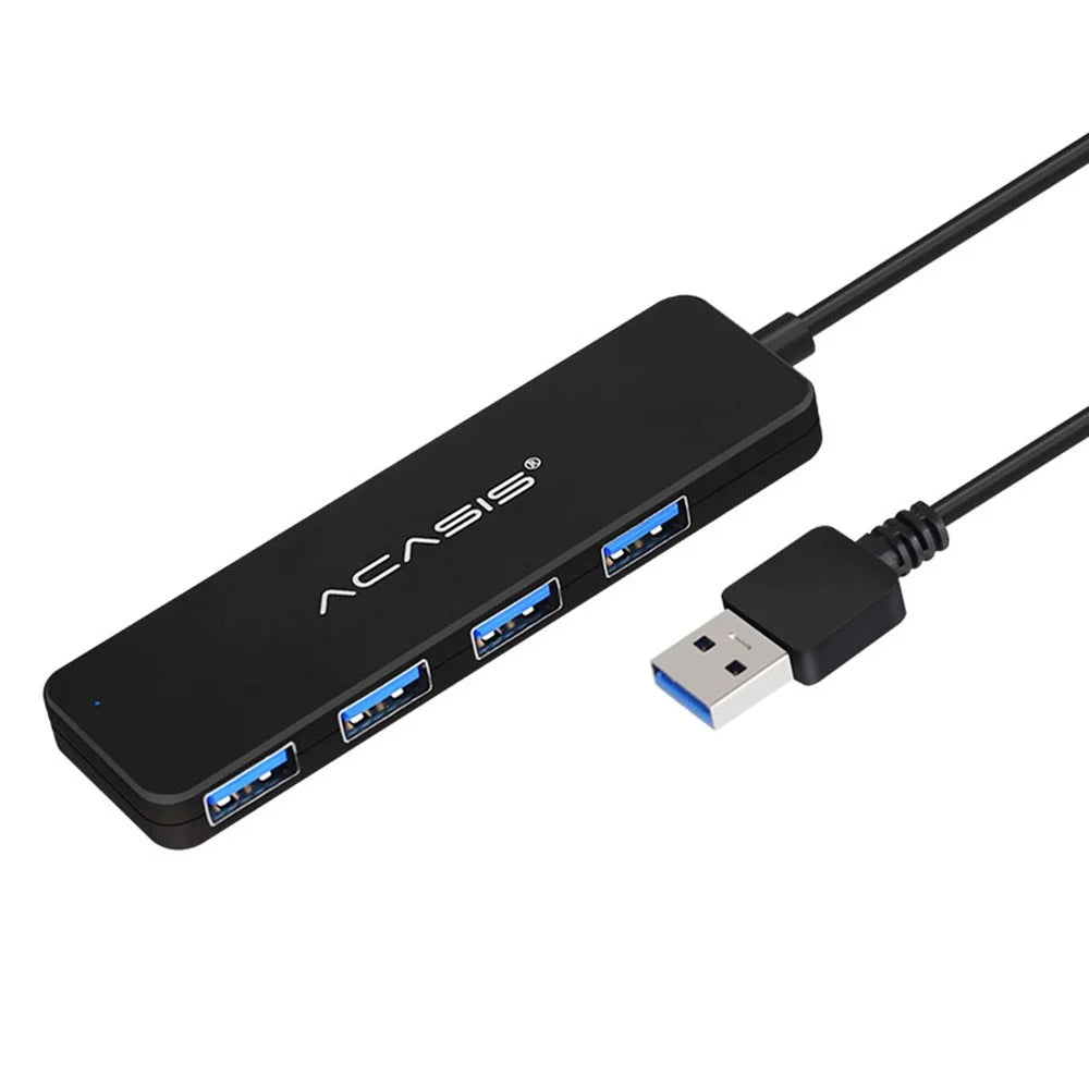 ACASIS AB3-L42 0.2m Cable 4 Ports USB3.0 Splitter Computer Laptop 5Gbps High Speed Transmission USB Hub - 1