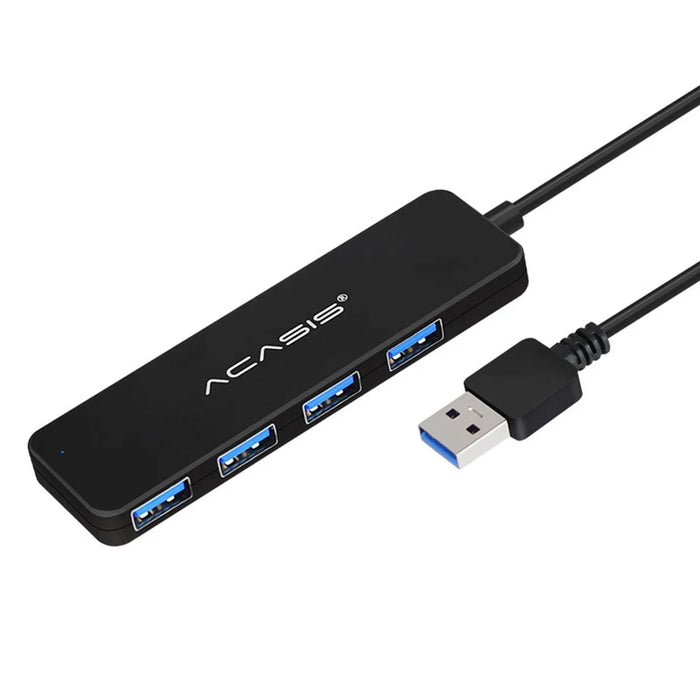 ACASIS AB3-L42 0.2m Cable 4 Ports USB3.0 Splitter Computer Laptop 5Gbps High Speed Transmission USB Hub - 1