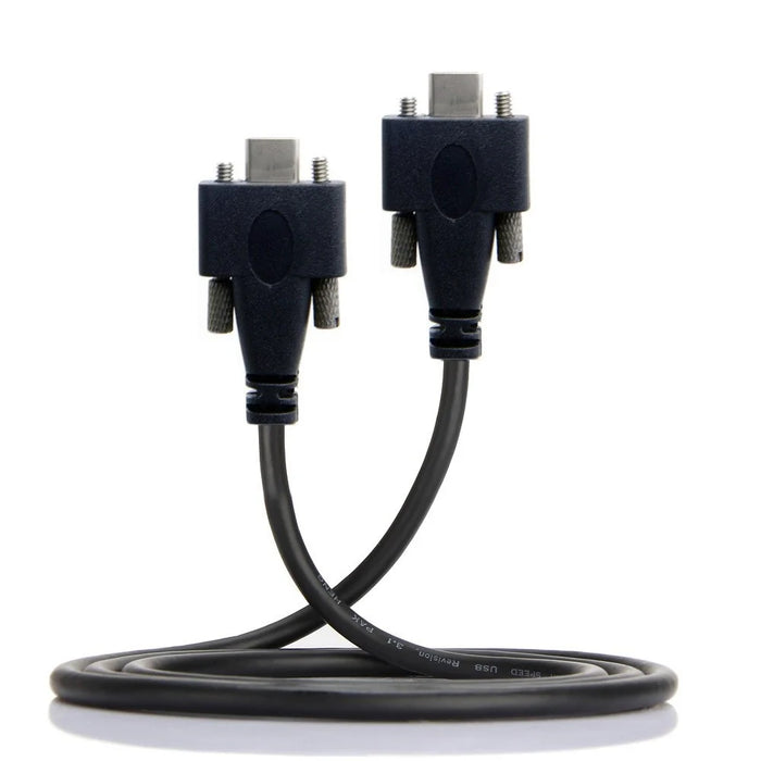 UC-046-2M 2m USB 3.1 Type-C Dual Screw Locking to Locking USB-C 10Gbps Data Cable (M2 Screw) - 3