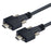 UC-046-3M USB 3.1 Type-C Panel Mount Dual Screw Locking 3m USB-C 10Gbps Data Cable (M2 Screw) - 1