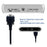 UC-046-3M USB 3.1 Type-C Panel Mount Dual Screw Locking 3m USB-C 10Gbps Data Cable (M2 Screw) - 3
