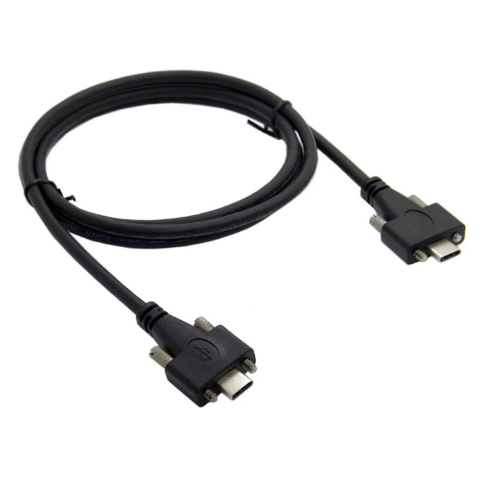 UC-046-3M USB 3.1 Type-C Panel Mount Dual Screw Locking 3m USB-C 10Gbps Data Cable (M2 Screw) - 7