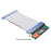 EP-075+SA-001 NGFF M-key NVME AHCI SSD to PCI-E 3.0 X16 Vertical Adapter with PCI-E 16X Extension Cable - 2