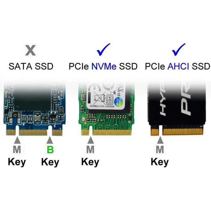 EP-075+SA-001 NGFF M-key NVME AHCI SSD to PCI-E 3.0 X16 Vertical Adapter with PCI-E 16X Extension Cable - 6