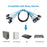 SF-009-0.5M Internal SAS 4 SATA Host to 4 SATA 7-pin Target Hard Disk 6Gbps Data Server Cable - 2