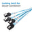 SF-009-0.5M Internal SAS 4 SATA Host to 4 SATA 7-pin Target Hard Disk 6Gbps Data Server Cable - 3