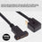 UC-049-OS 0.3m USB-C Cable 180-Degree Elbow Type-C Male to Type-C Female Extension Data Cable Support 10Gbps Transmission - 4