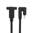 UC-049-OS 0.3m USB-C Cable 180-Degree Elbow Type-C Male to Type-C Female Extension Data Cable Support 10Gbps Transmission - 5