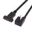 UC-049-OS 0.3m USB-C Cable 180-Degree Elbow Type-C Male to Type-C Female Extension Data Cable Support 10Gbps Transmission - 7