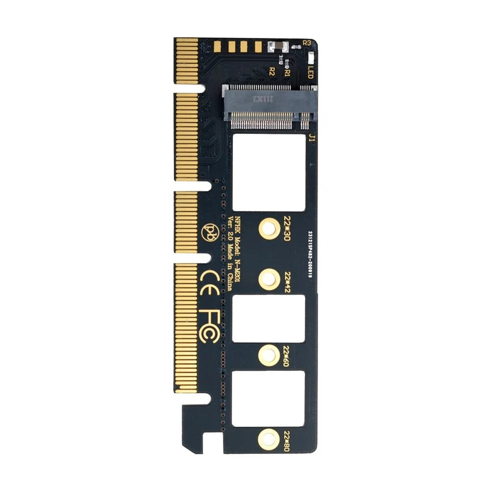 OD-SA-001-BK NGFF M-key NVME M.2 SSD to PCI-E Express 3.0 16x X4 Adapter without Bracket - 2