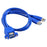 U3-104 50cm Dual USB 3.0 Male to Stackable Dual USB Female Extension Cable with Screw Panel Mount Holes - 2